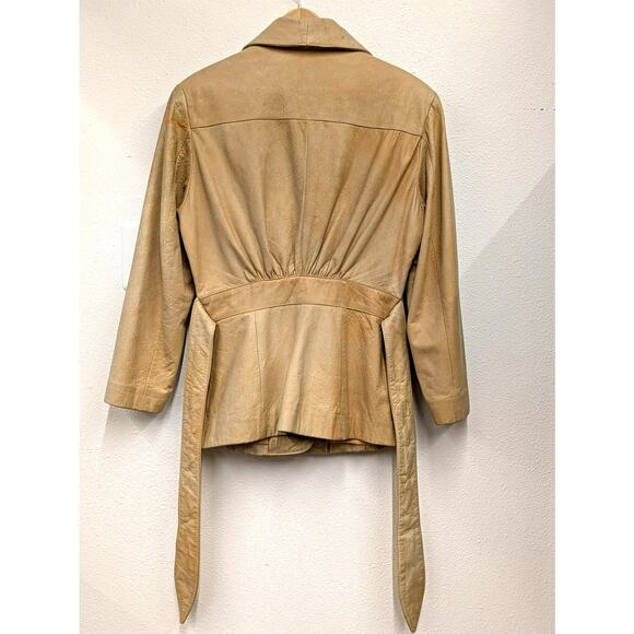 Adventure Bound Tan Leather Jacket - Picture 2 of 8